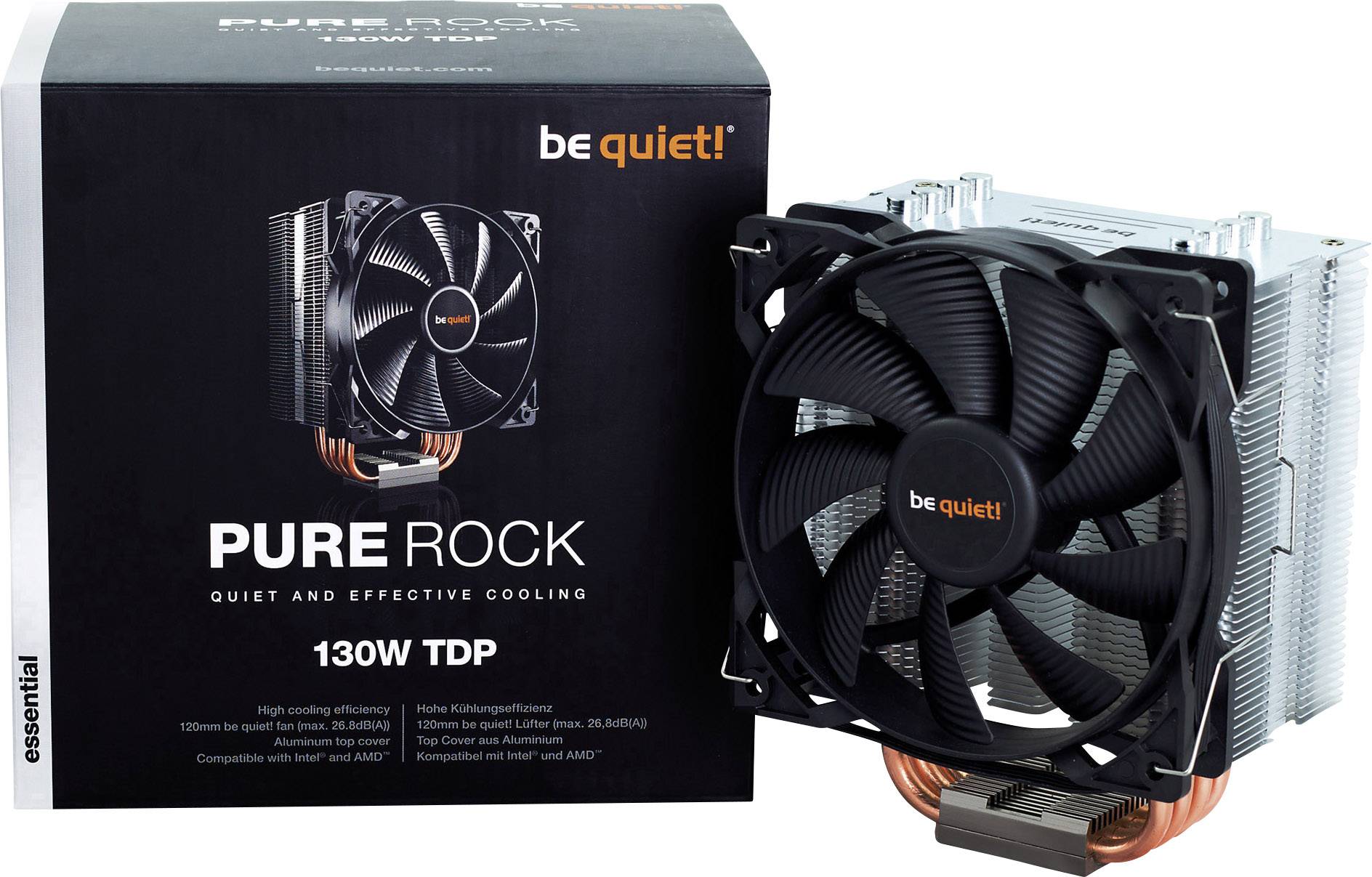 BeQuiet Pure Rock CPU-Kühler mit Lüfter