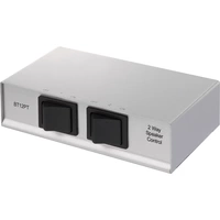 SpeaKa Professional 2 Port Lautsprecher-Umschalter Schraubanschluss Metallgehäuse Silber SpeaKa Professional 2 Port Lautsprecher-Umschalter Schraubanschluss Metallgehäuse Silber