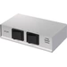SpeaKa Professional 2 Port Lautsprecher-Umschalter Schraubanschluss Metallgehäuse Silber SpeaKa Professional 2 Port Lautsprecher-Umschalter Schraubanschluss Metallgehäuse Silber