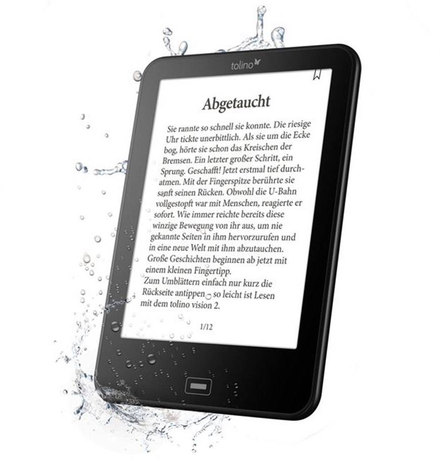 Tolino Vision 3 HD eBook-Reader 15.2 cm (6 Zoll) Schwarz