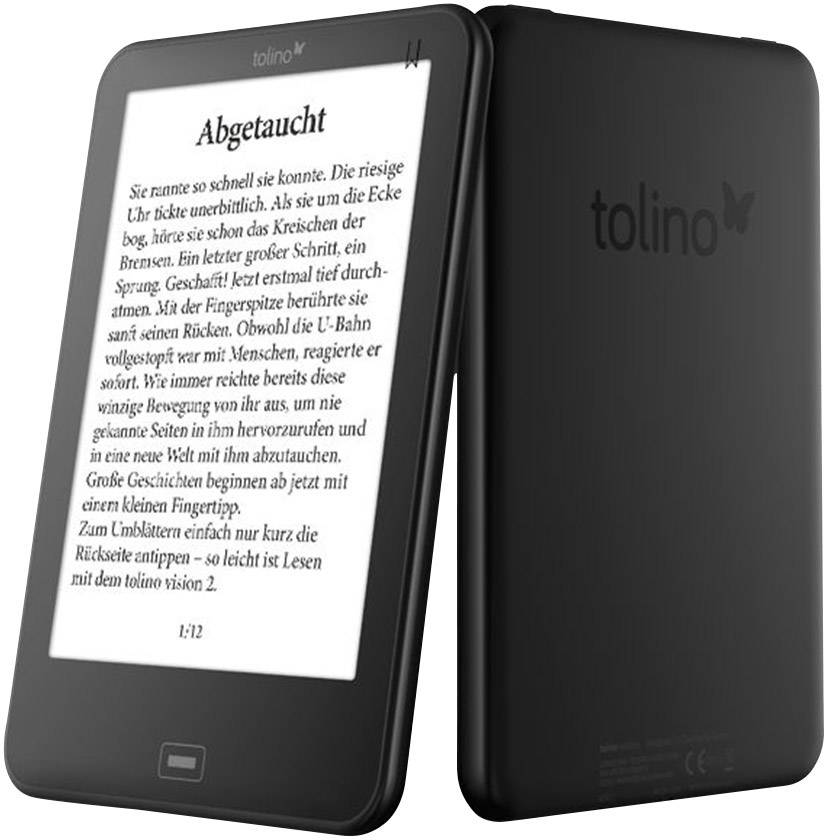 Tolino Vision 3 HD eBook-Reader 15.2 cm (6 Zoll) Schwarz