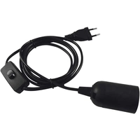 Eurolite 51100666 Lampenfassung E27 230V 60W mit Eurostecker, mit Wippschalter Eurolite 51100666 Lampenfassung E27 230V 60W mit Eurostecker, mit Wippschalter