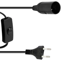 Eurolite 51100666 Lampenfassung E27 230V 60W mit Eurostecker, mit Wippschalter Eurolite 51100666 Lampenfassung E27 230V 60W mit Eurostecker, mit Wippschalter