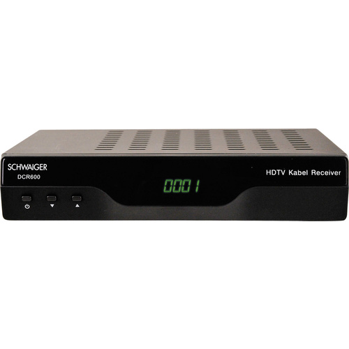 Schwaiger DCR-600 HD-Kabel-Receiver Anzahl Tuner: 1