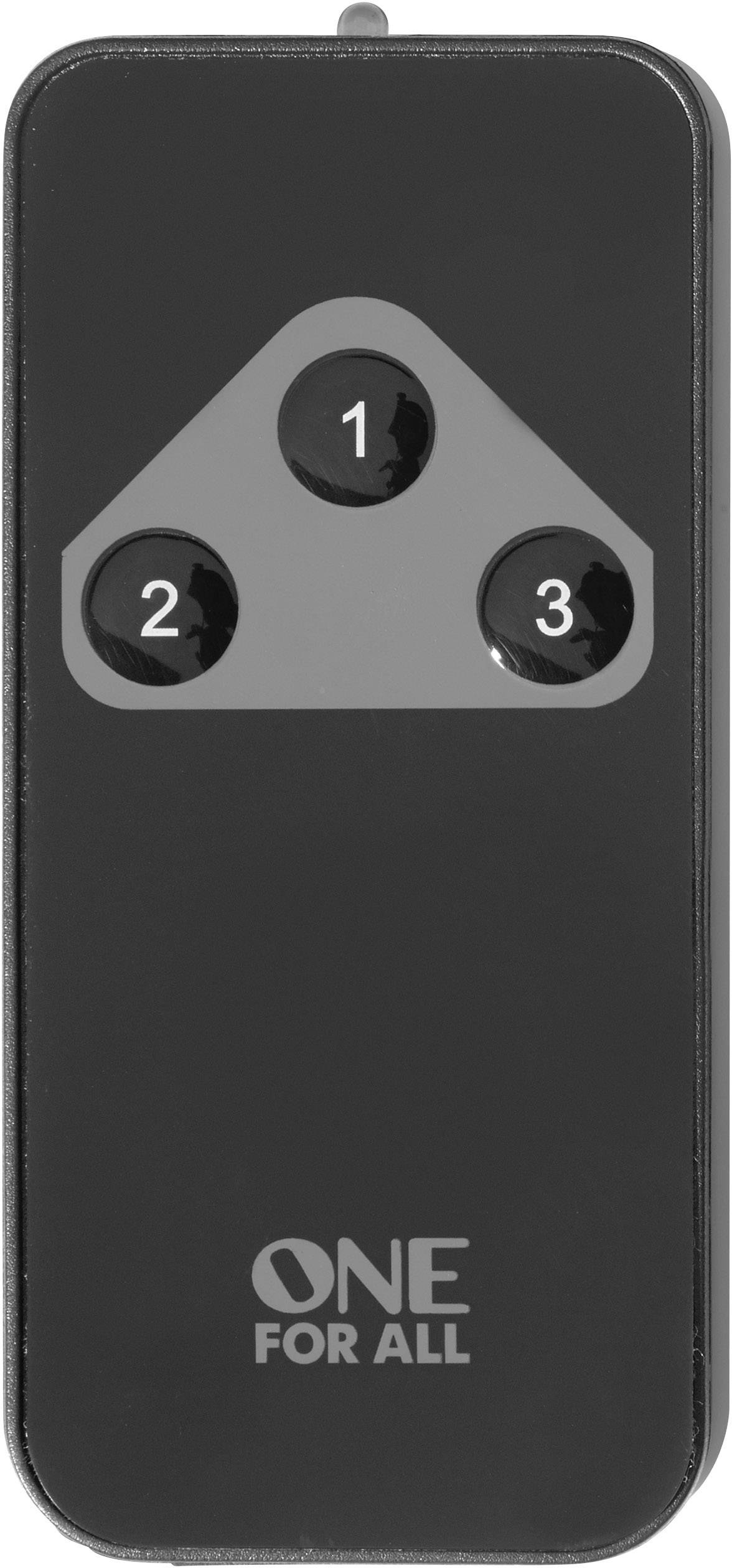 One For All SV 1630 3 Port HDMI-Switch 3D-Wiedergabe möglich, LED-Anzeige, mit Fernbedienung 1080 Pixel