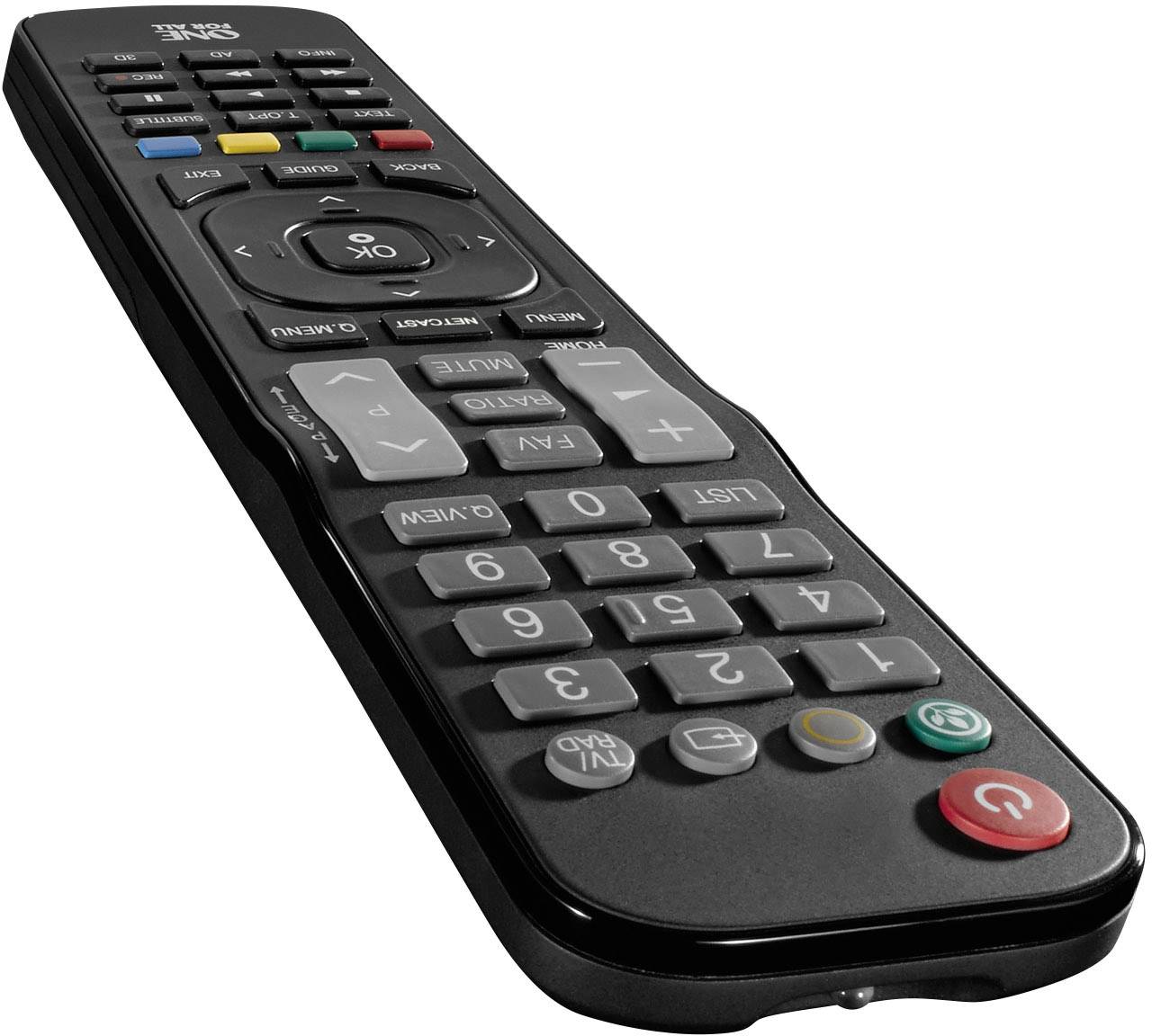 One For All URC 1911 LG Fernbedienung Schwarz