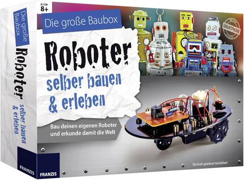 Franzis Verlag 65267 Robot-zelfbouwpakket Lernpaket ab 8 Jahre