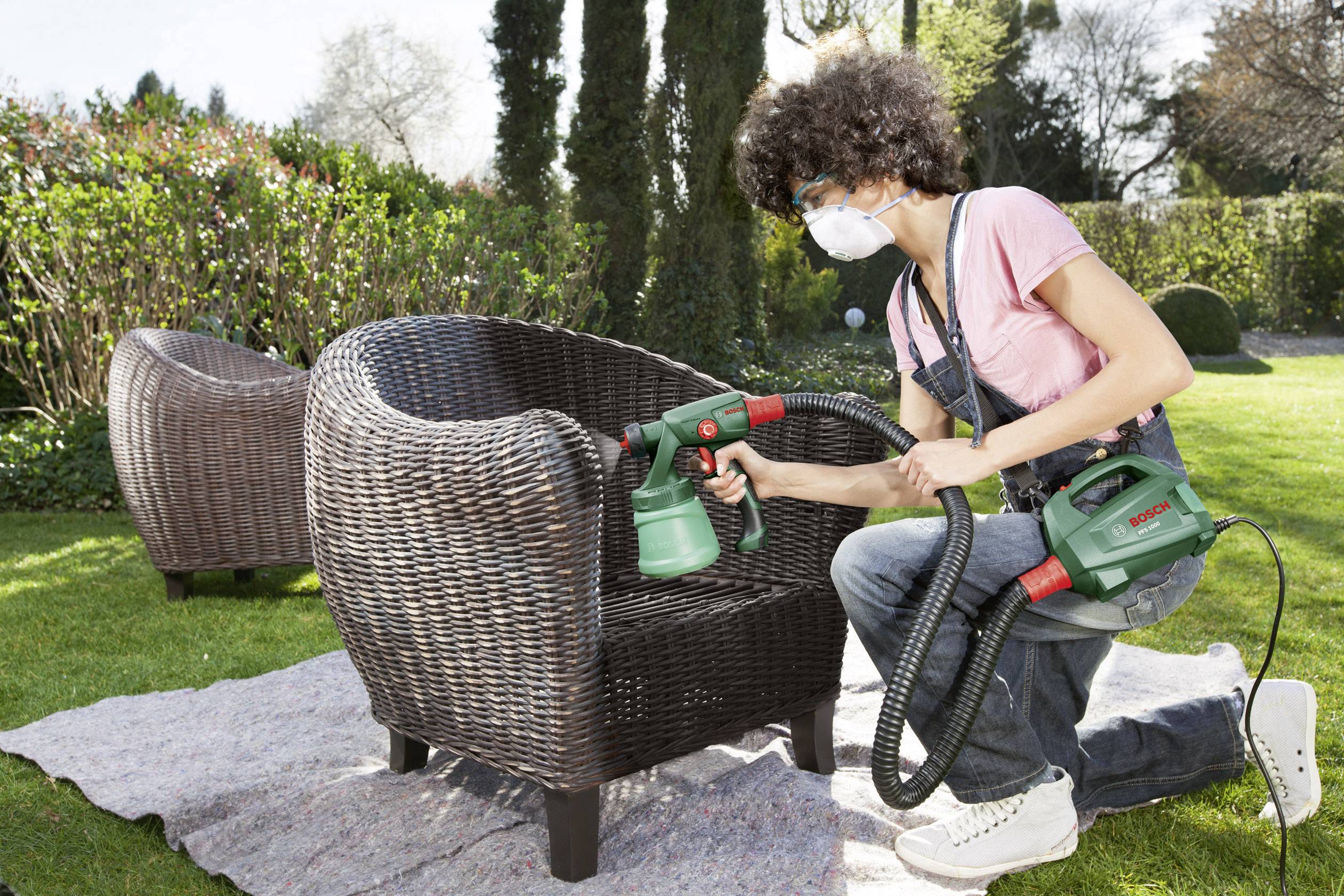 Bosch Home and Garden PFS 1000 Farbsprühsystem 410W Fördermenge (max.) 100 ml/min