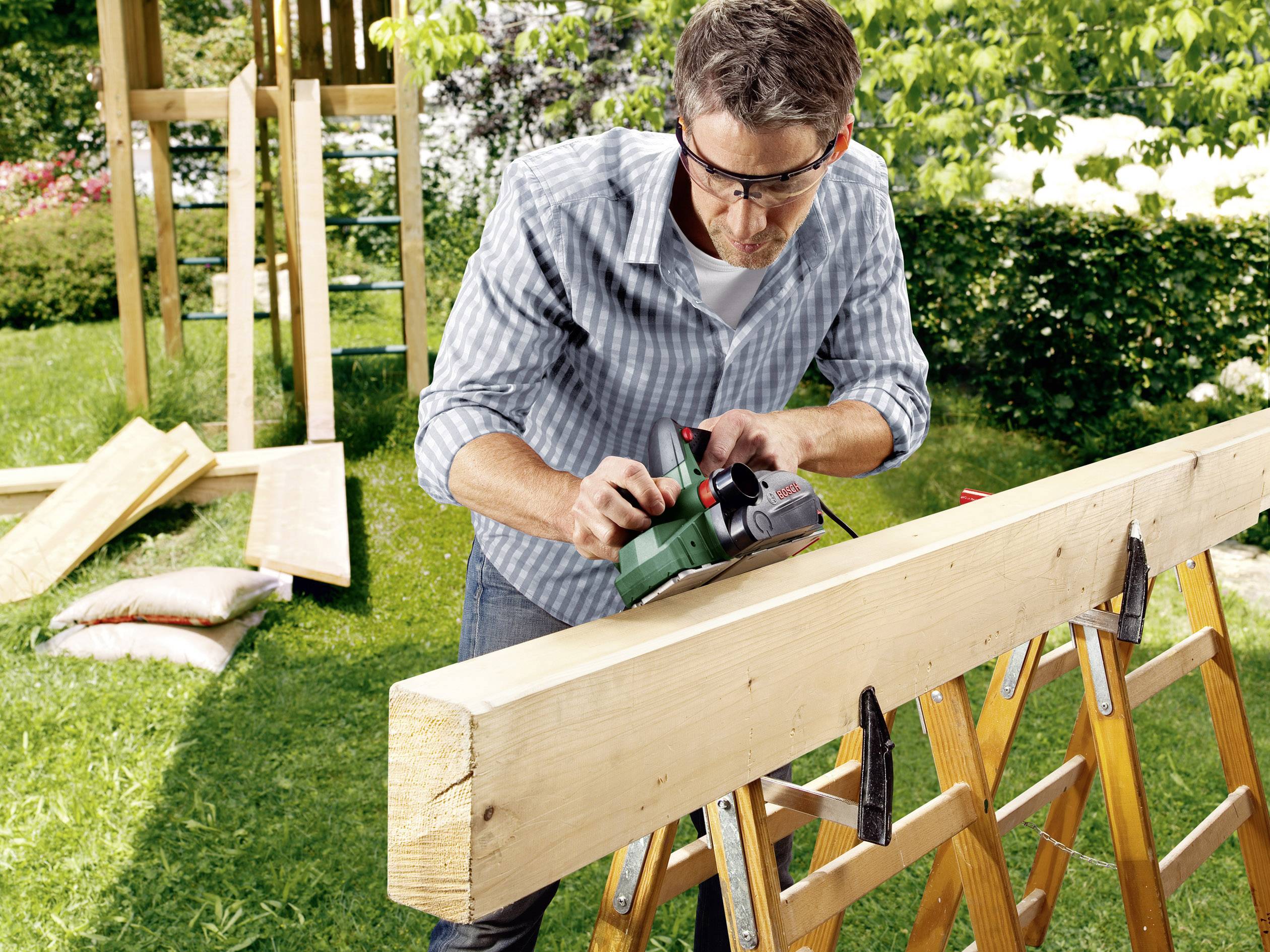 Bosch Home and Garden PHO 2000 Elektrohobel Hobel-Breite: 82 mm 680 W Falztiefe (max.): 8 mm