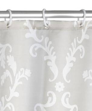 Wenko 20048800 Baroque Anti-Schimmel Duschvorhang Polyester waschbar (B x H) 180mm x 200mm