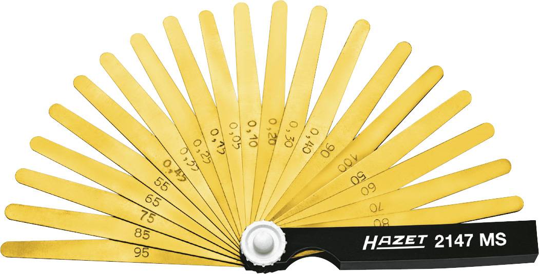 Hazet HAZET 2147MS Fühlerlehre 0.05 - 1 mm Anzahl Blätter: 20