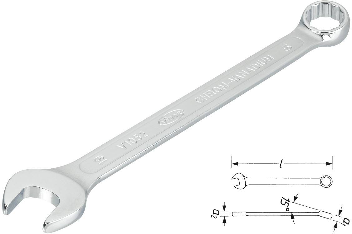 Vigor V1678 Ring-Maulschlüssel 32 mm