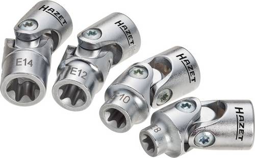 Hazet Gelenk-Steckschlüsseleinsatz-Set 3/8  (10 mm) 4teilig 880G-E/4