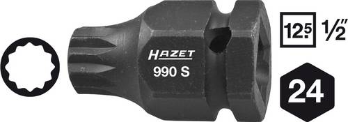 Hazet Kraft-Steckschlüsseleinsatz 1/2  (12.5 mm) 990S-14