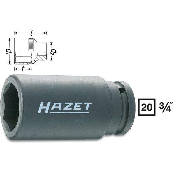 Hazet Kraft-Steckschlüsseleinsatz 3/4" (20 mm) 1000SLG-32