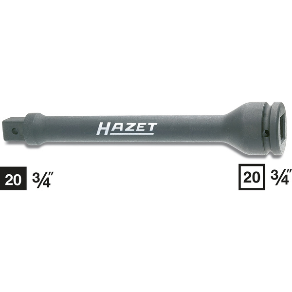 Hazet 1005S-13 Steckschlüssel-Verlängerung Antrieb 3/4" (20 mm) Abtrieb 3/4" (20 mm) 330mm 1St.