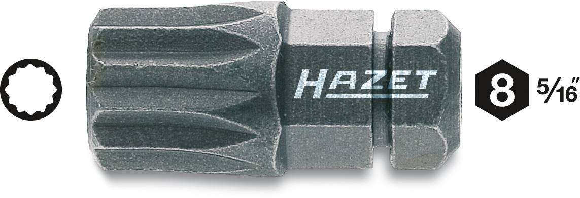 Kreuzprofil-Bit von Hazet, Größe 8, 5/16 Zoll.