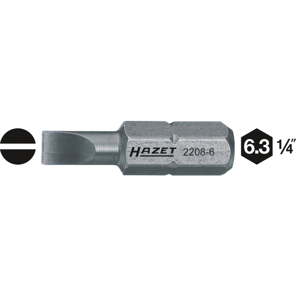 Hazet Schlitz-Bit 5.5mm Sonderstahl C 6.3 1St.