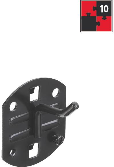 Vigor V2517 Werkzeughaken-Satz 25 mm, 10-teilig 1 Set