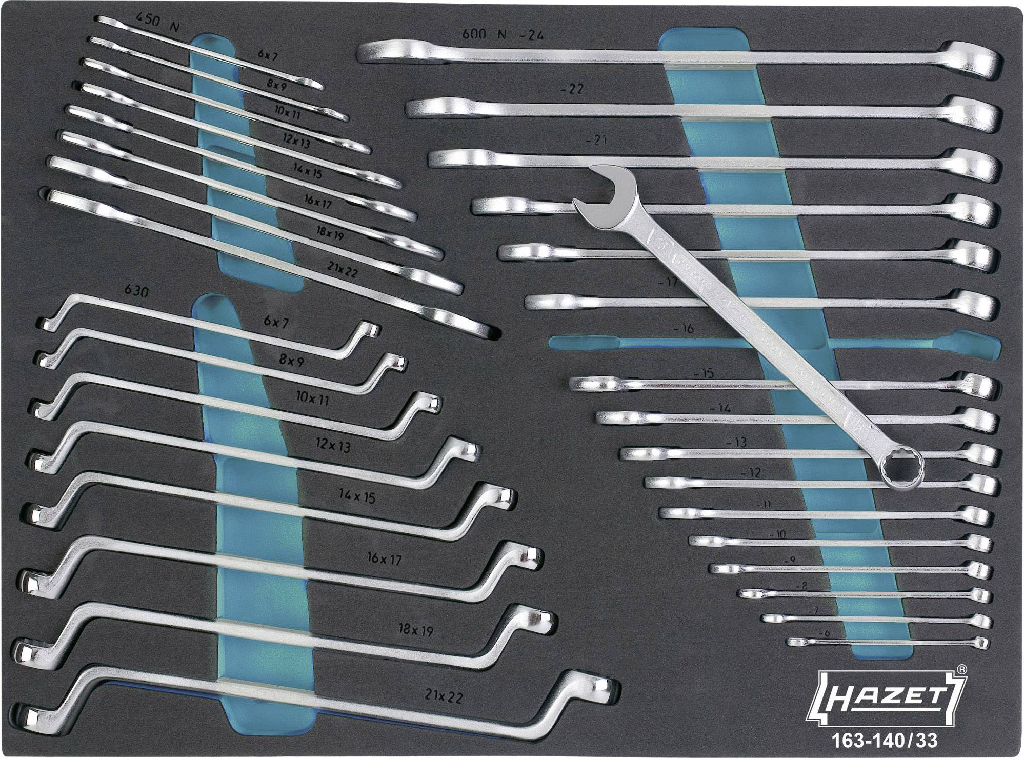 Hazet 163-140/33 Werkzeugset Handwerker 33teilig