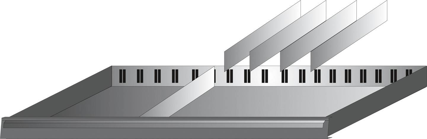 Hazet 173-31/5 Schubladentrennblech