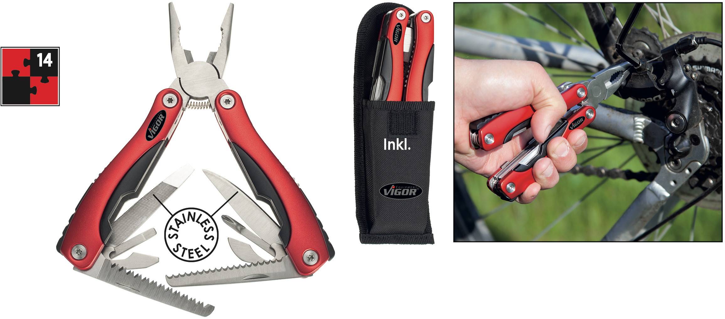 Vigor V1785 Multitool Anzahl Funktionen 14