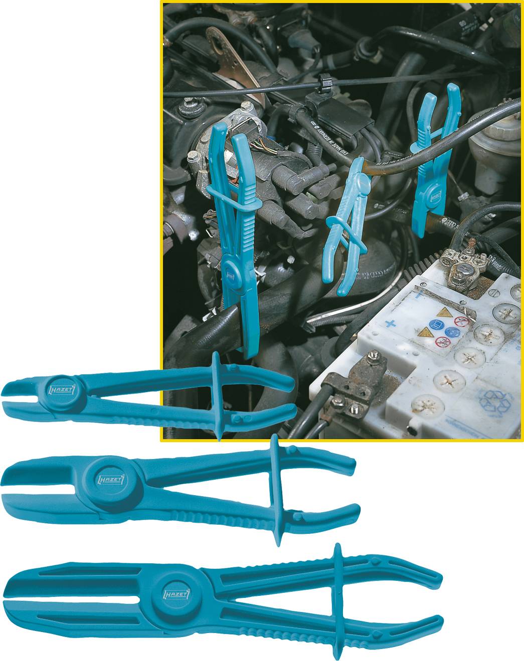 Hazet 4590/3 Abklemmzangen-Set 1St.