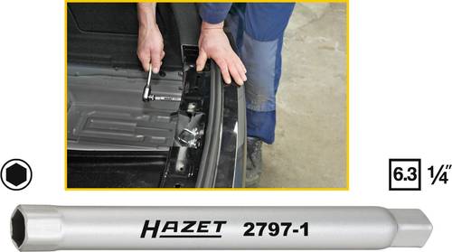 Hazet 2797-1 Stoßfänger-Rohr-Steckschlüssel
