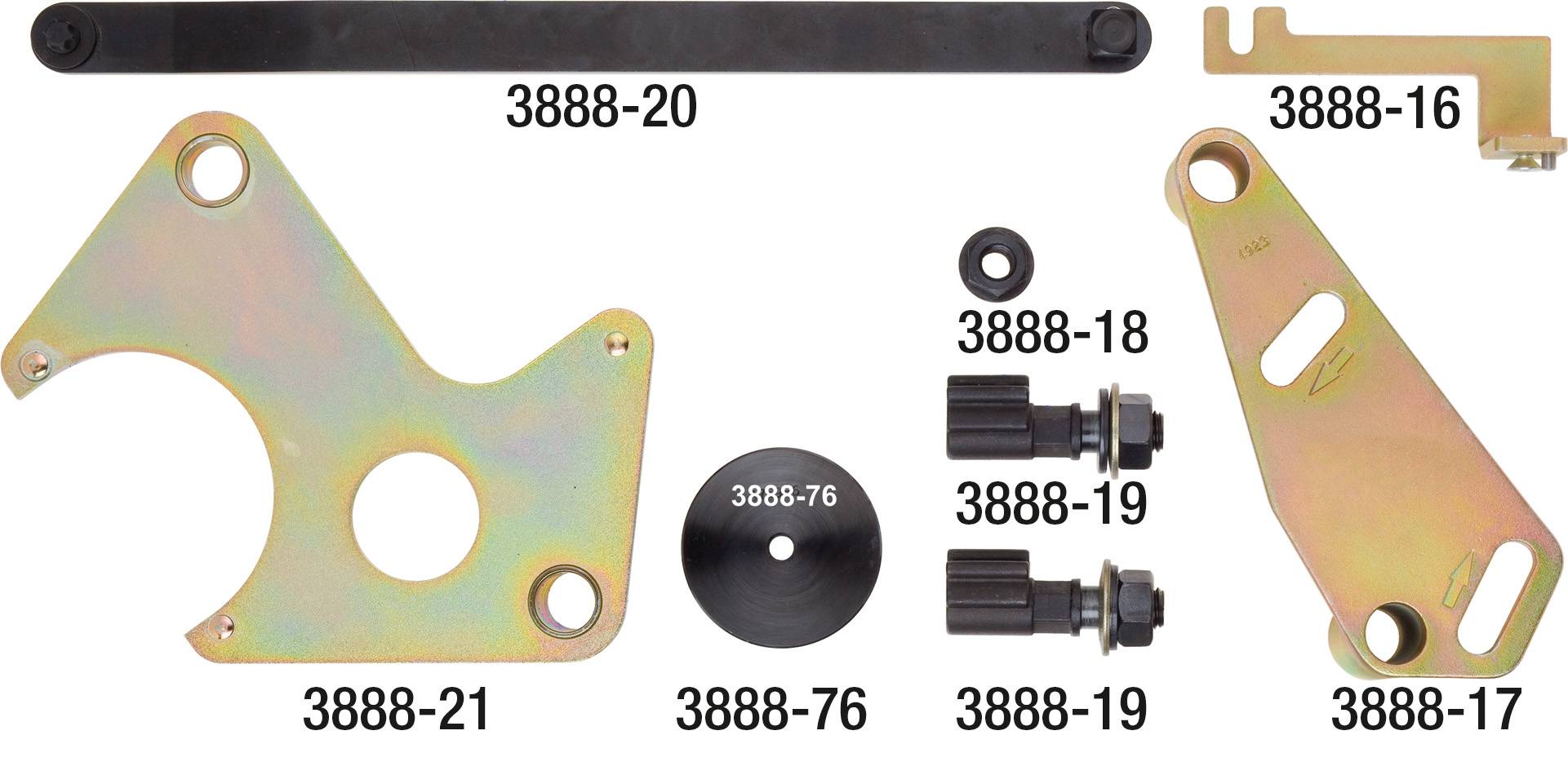 Hazet 3888/8 Motoreinstell-Werkzeug RENAULT