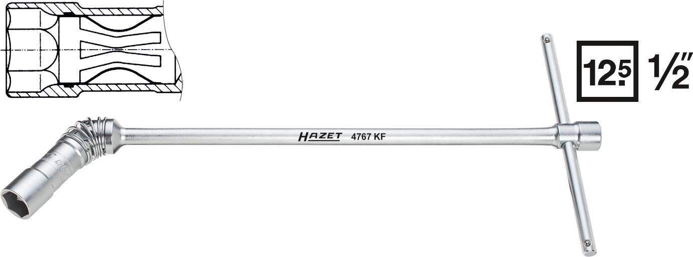 Hazet Zündkerzen-Schlüssel 4767AKF
