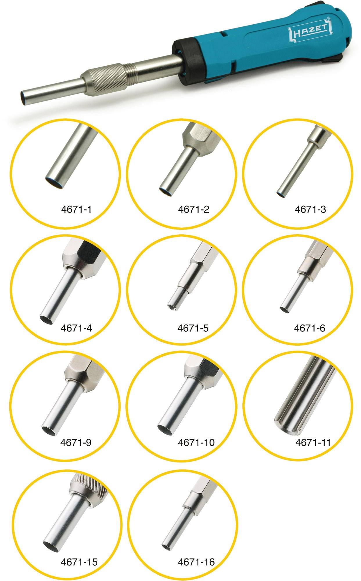 Hazet 4671-4 SYSTEM-KABEL-Entriegeler