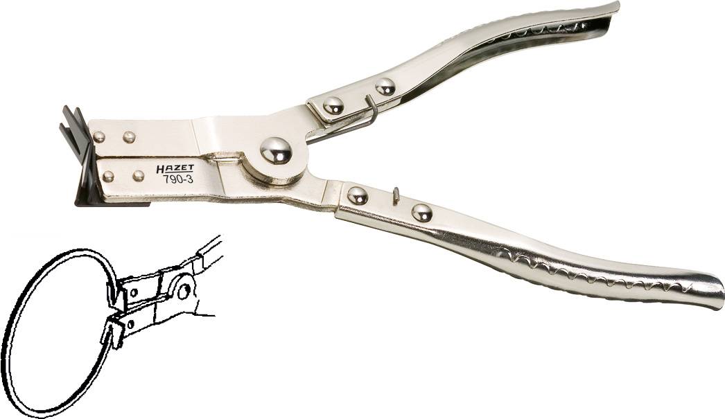 Hazet 790-3 Kolbenringzange 220 mm 1 St.