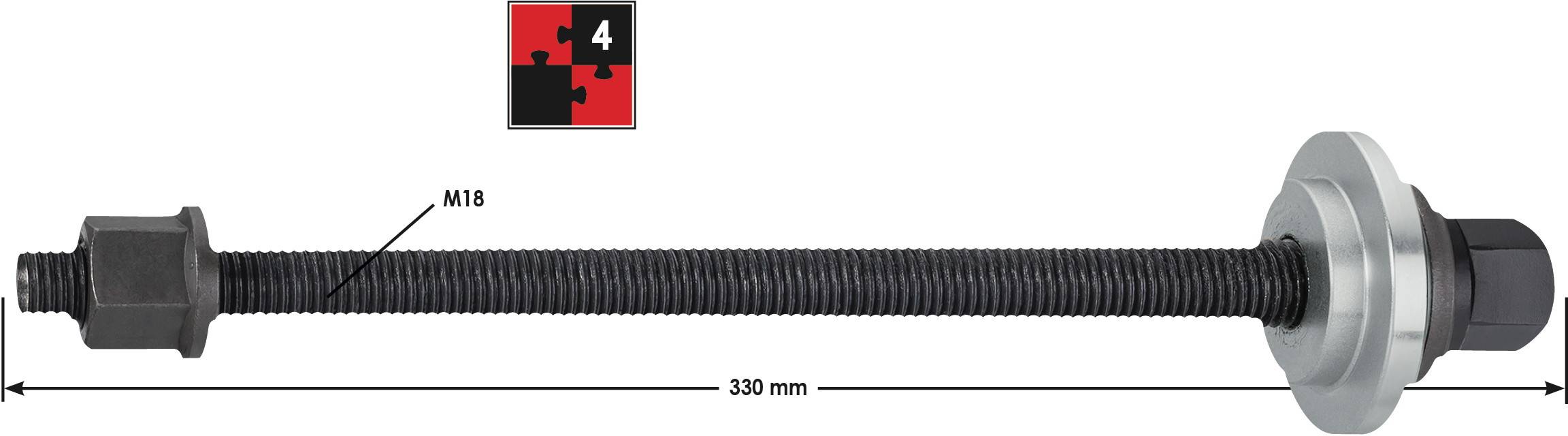 Vigor V2853 Mechanischer Spindel-Satz, 4-teilig