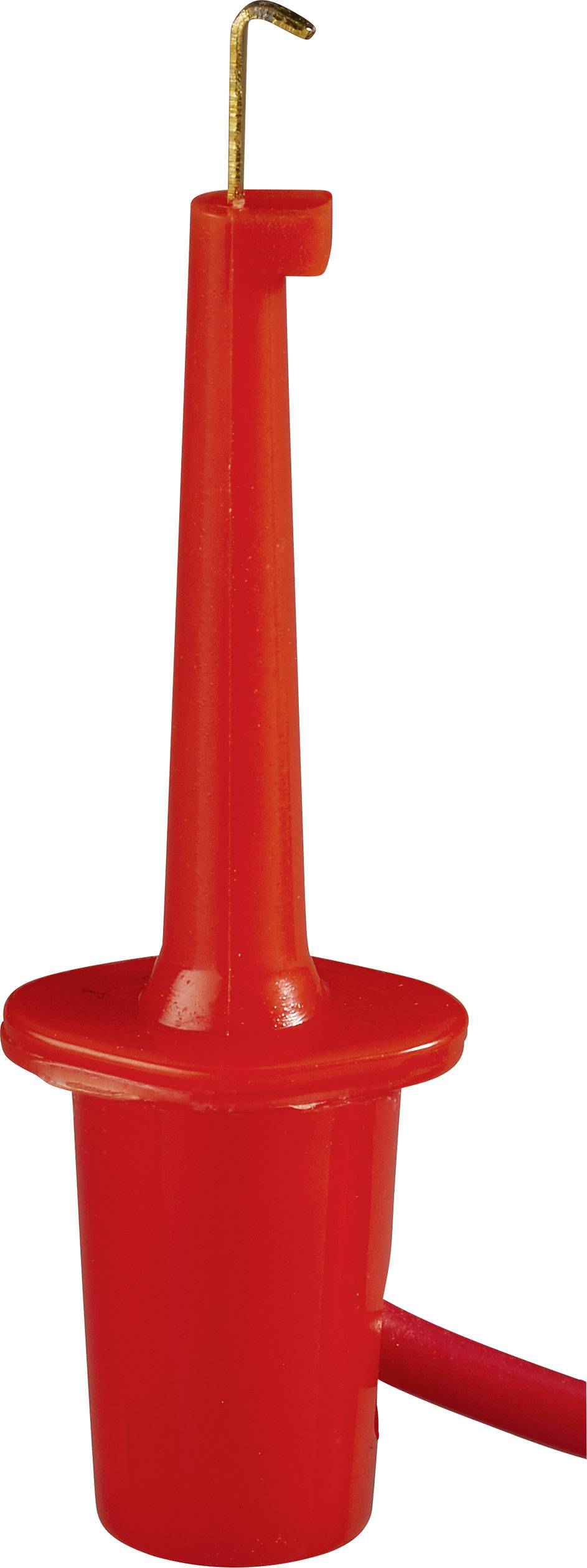 VOLTCRAFT Messleitungs-Set Abgreifklemmen Abgreifklemmen 0.28m Schwarz, Rot, Grün, Gelb, Weiß 1 Set