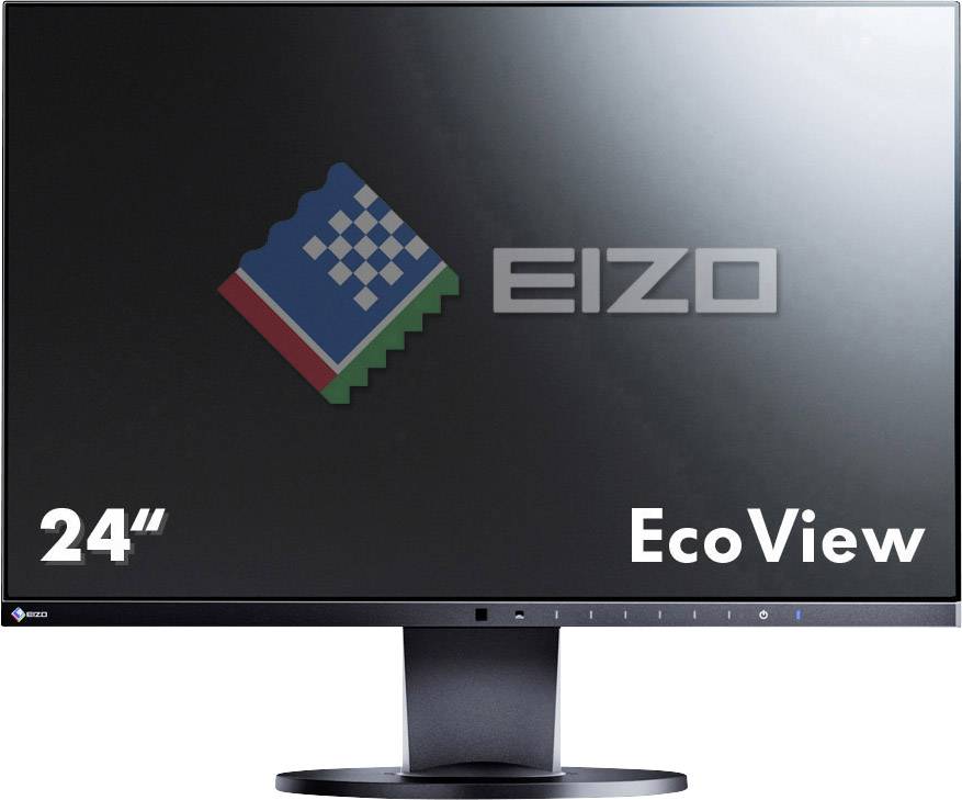 EIZO EV2450-BK LED-Monitor EEK E (A - G) 60.5 cm (23.8 Zoll) 1920 x 1080 Pixel 16:9 5 ms DisplayPort, HDMI®, DVI, VGA IPS LED