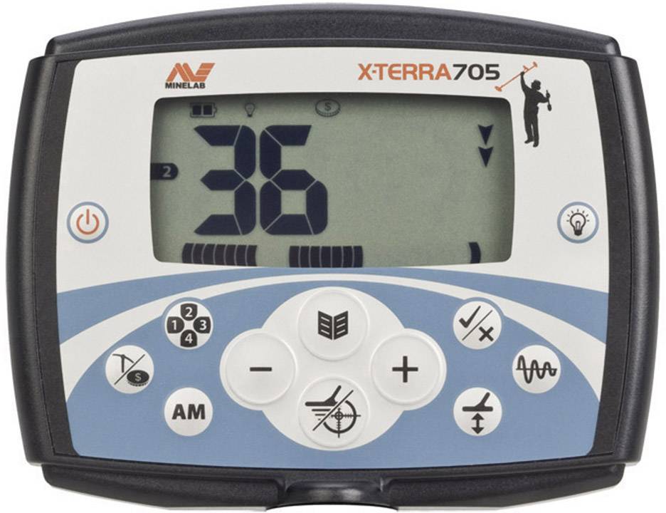 MineLab X-Terra 705 Set Metalldetektor digital (LCD), akustisch 12872