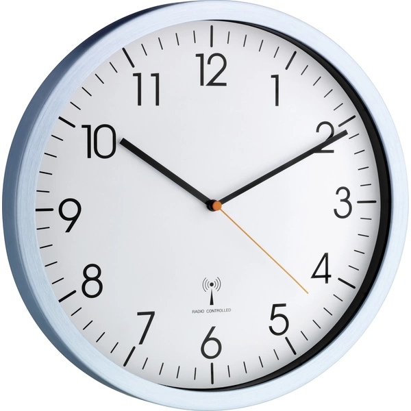 TFA Dostmann 60.3517.55 Funk Wanduhr 30.5cm x 4.5cm Aluminium (matt) TFA Dostmann 60.3517.55 Funk Wanduhr 30.5cm x 4.5cm Aluminium (matt)