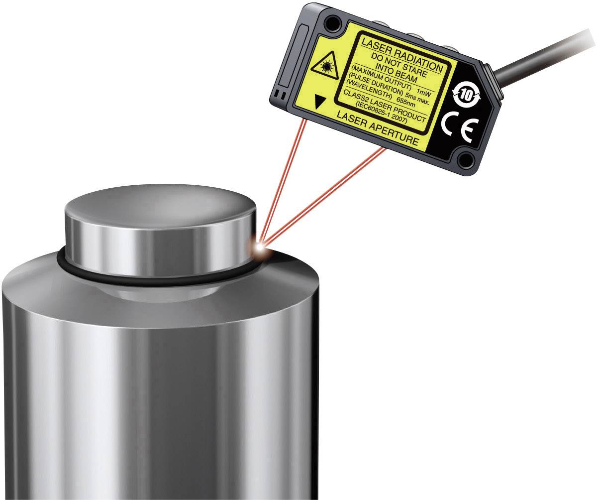 Panasonic HG-C1100-P Laser-Distanz-Sensor 1 St. 24 V/DC Reichweite max. (im Freifeld): 100mm (L x B x H) 44 x 20 x 25mm