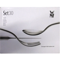 WMF Palma Besteck-Garnitur 30er Set Edelstahl (rostfrei) Silber 12 7291 6040 WMF Palma Besteck-Garnitur 30er Set Edelstahl (rostfrei) Silber 12 7291 6040
