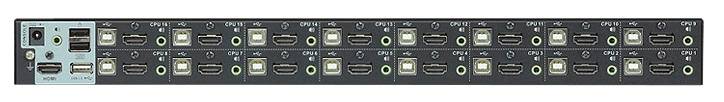 ATEN DELETE 16 Port KVM-Umschalter HDMI USB 1920 x 1200 Pixel