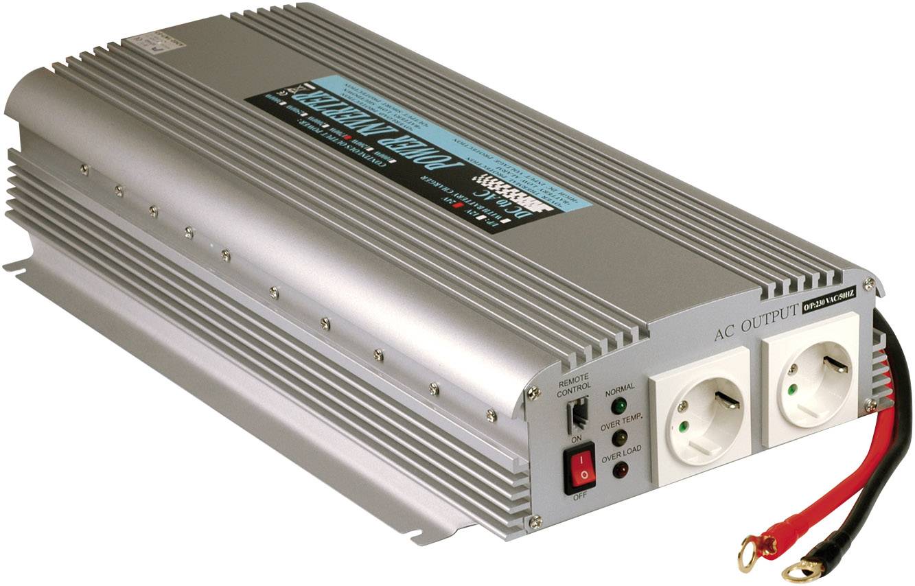 Mean Well Wechselrichter A301-1K7-F3 1500W 12 V/DC - 230V