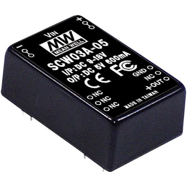 Mean Well DC/DC-Wandler SCW03C-05 600mA