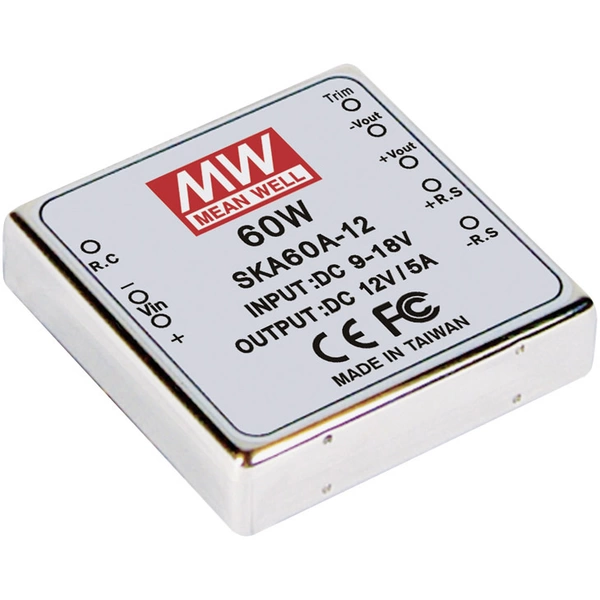 Mean Well MW SKA60C-12 DC/DC-Wandler 60W Anzahl Ausgänge: 1 x Inhalt 1St. Mean Well MW SKA60C-12 DC/DC-Wandler 60W Anzahl Ausgänge: 1 x Inhalt 1St.