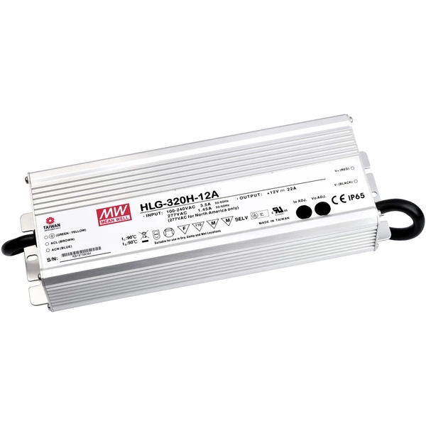 Mean Well MW HLG-320H-24B LED-Treiber, LED-Trafo Konstantspannung, Konstantstrom 320 W 13.3 A 12 - Mean Well MW HLG-320H-24B LED-Treiber, LED-Trafo Konstantspannung, Konstantstrom 320 W 13.3 A 12 -