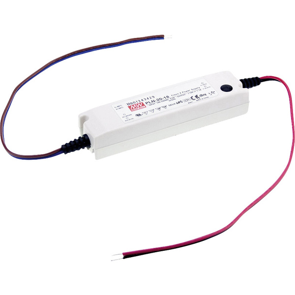 Mean Well PLN-20-48 LED-Treiber, LED-Trafo Konstantspannung, Konstantstrom 20W 0.42A 36 - 48 V/DC PFC-Schaltkreis, Überlastschutz