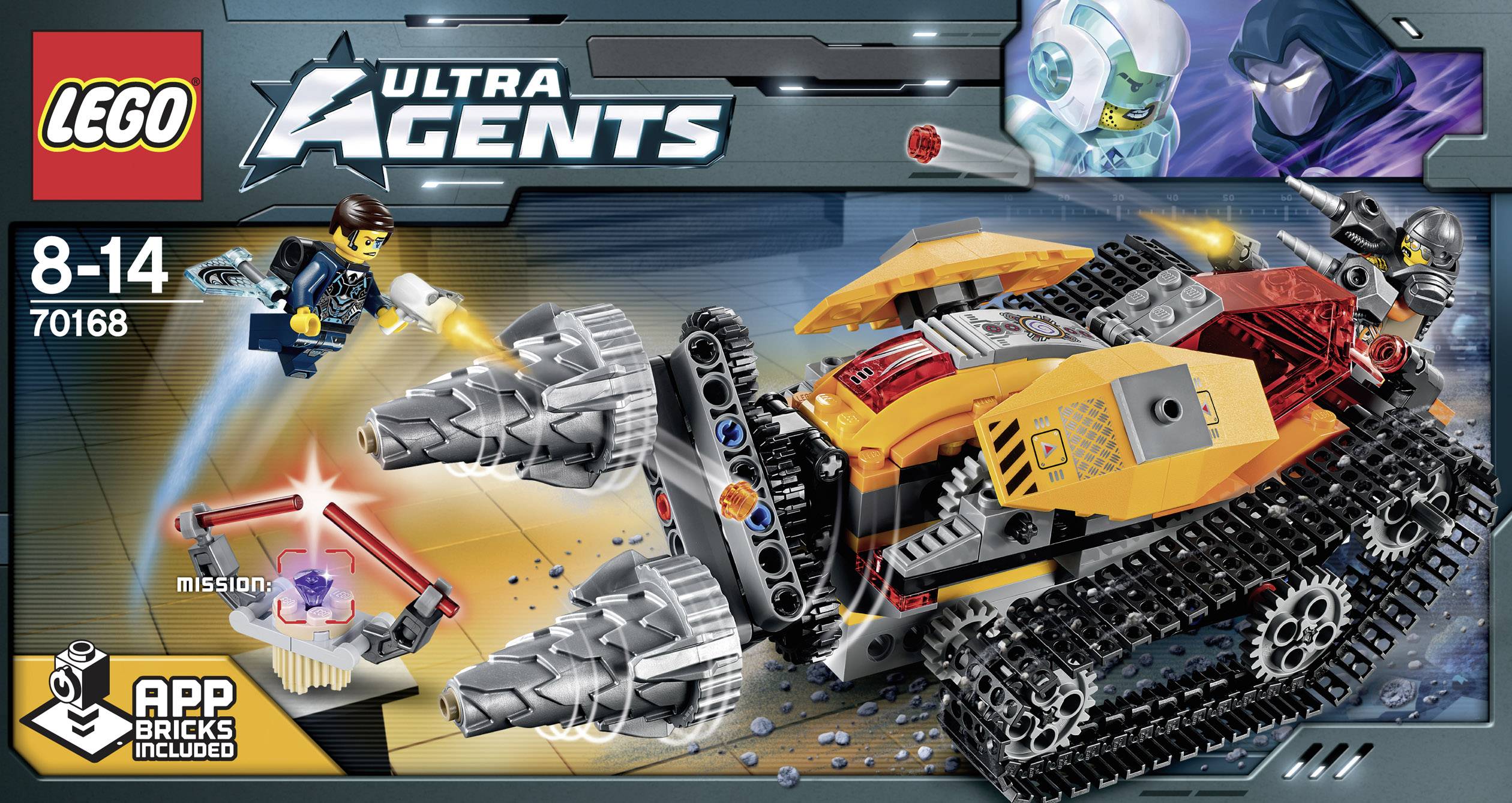 70168 LEGO® AGENTS Diamant Diebst