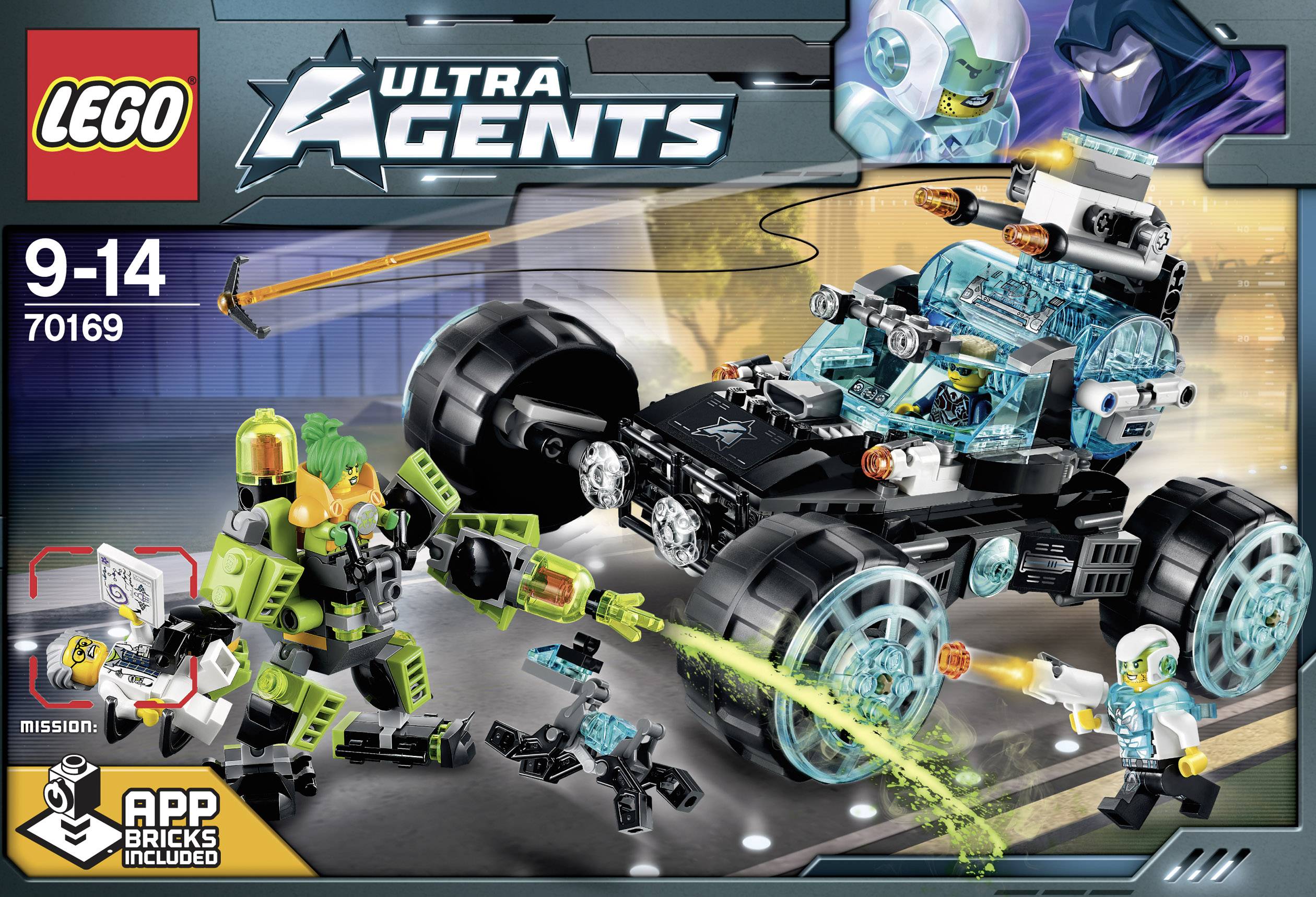 70169 LEGO® AGENTS Geheimagent Mis