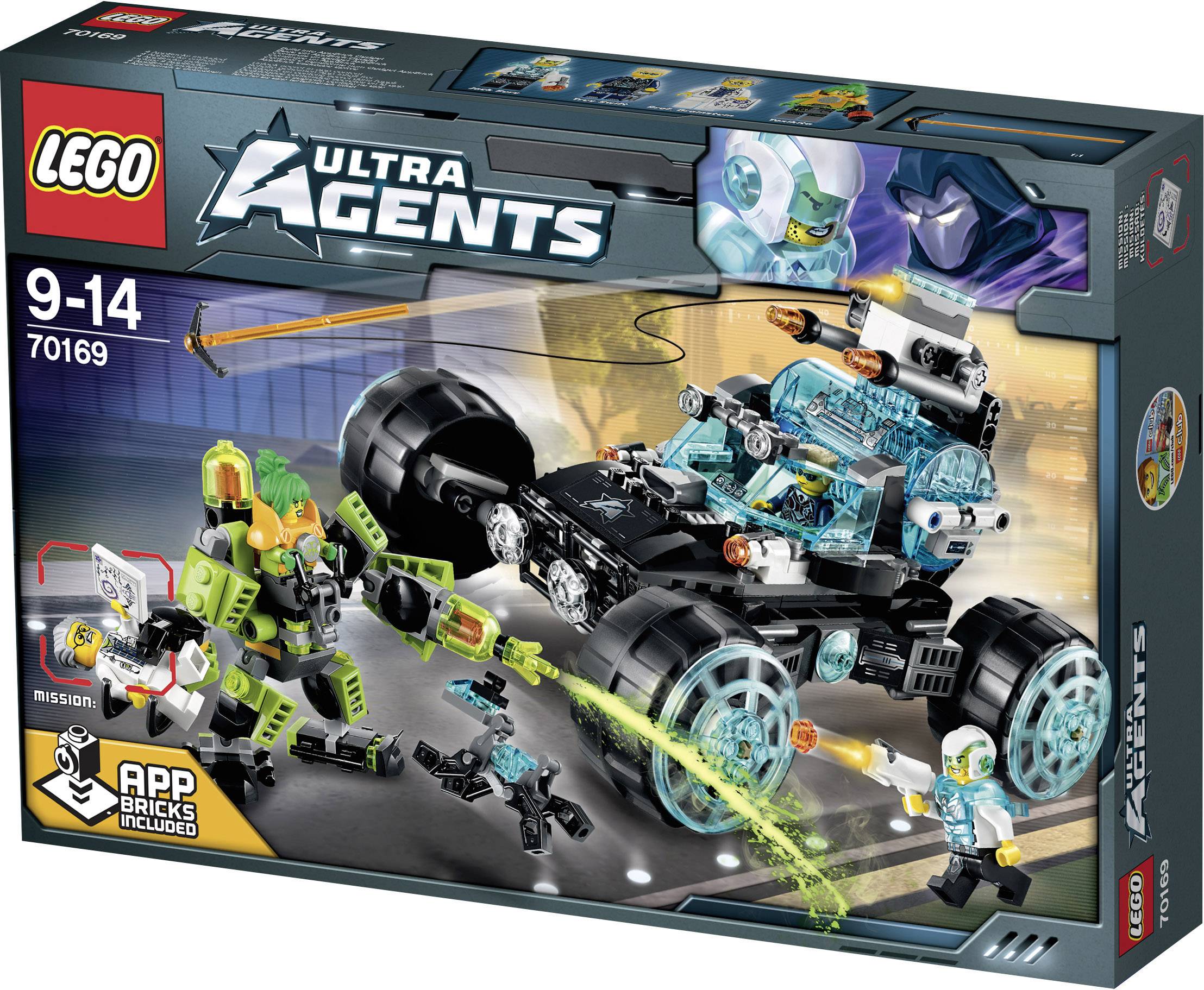 70169 LEGO® AGENTS Geheimagent Mis