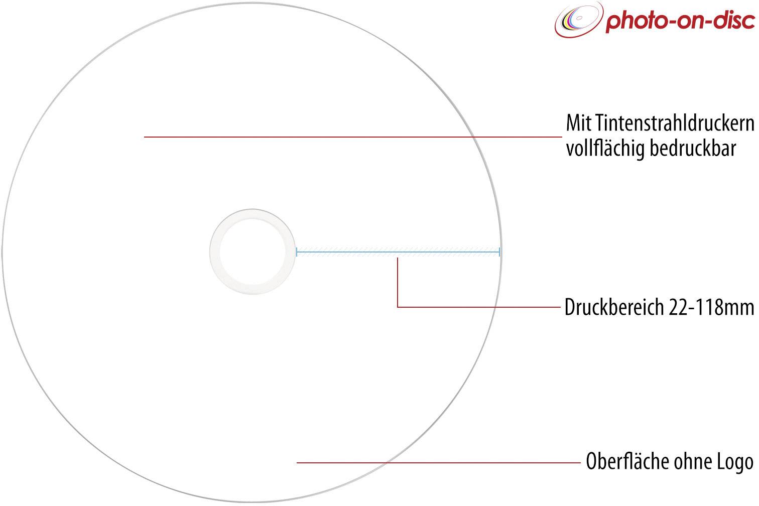 Primeon 2761105 CD-R 80 Rohling 700 MB 50 St. Spindel Bedruckbar