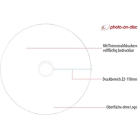 Primeon 2761105 CD-R 80 Rohling 700 MB 50 St. Spindel Bedruckbar Primeon 2761105 CD-R 80 Rohling 700 MB 50 St. Spindel Bedruckbar